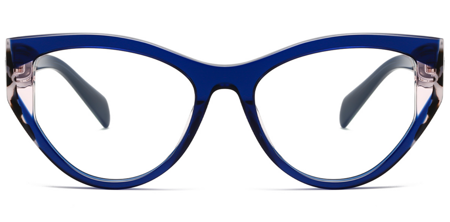 Acetate Cat Eye Frame F7081