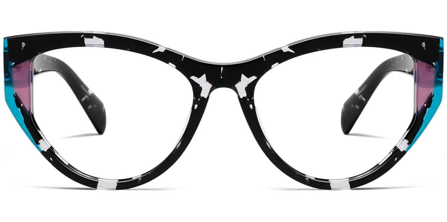Acetate Cat Eye Frame F7081