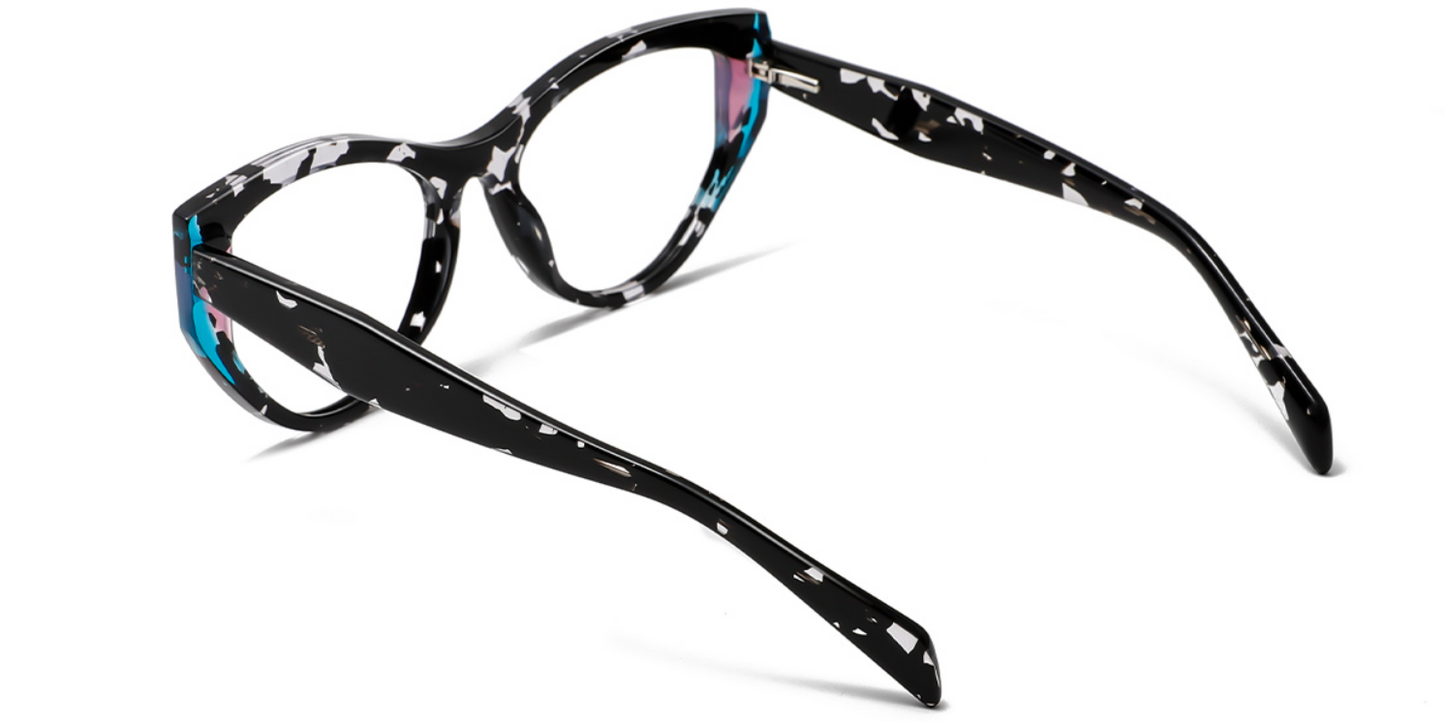Acetate Cat Eye Frame F7081
