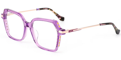 Acetate Square Frame F7857