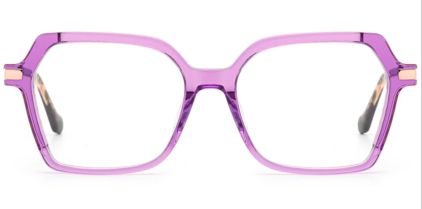 Acetate Square Frame F7857