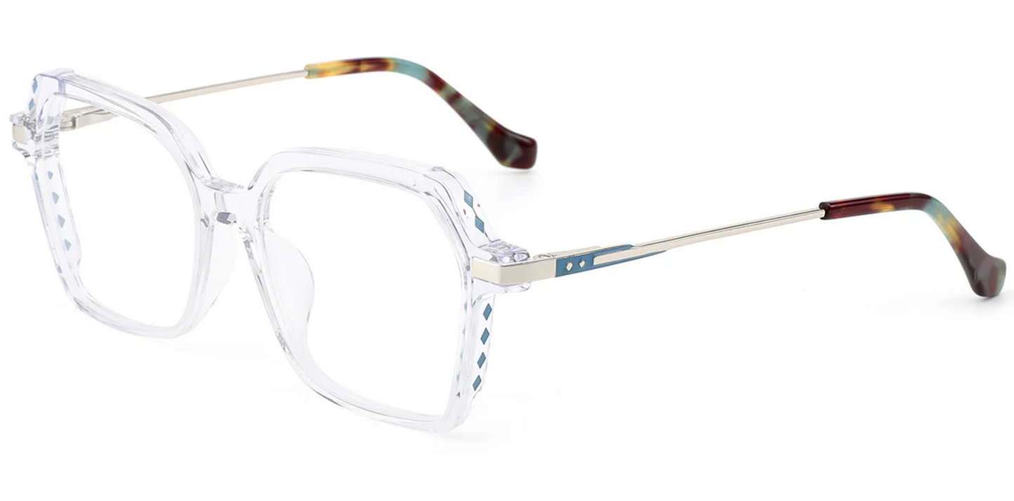 Acetate Square Frame F7857