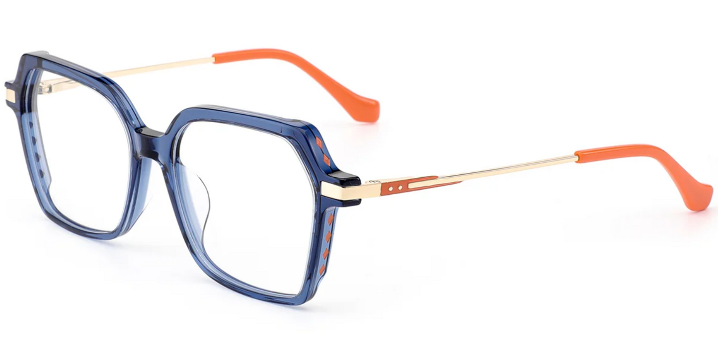 Acetate Square Frame F7857