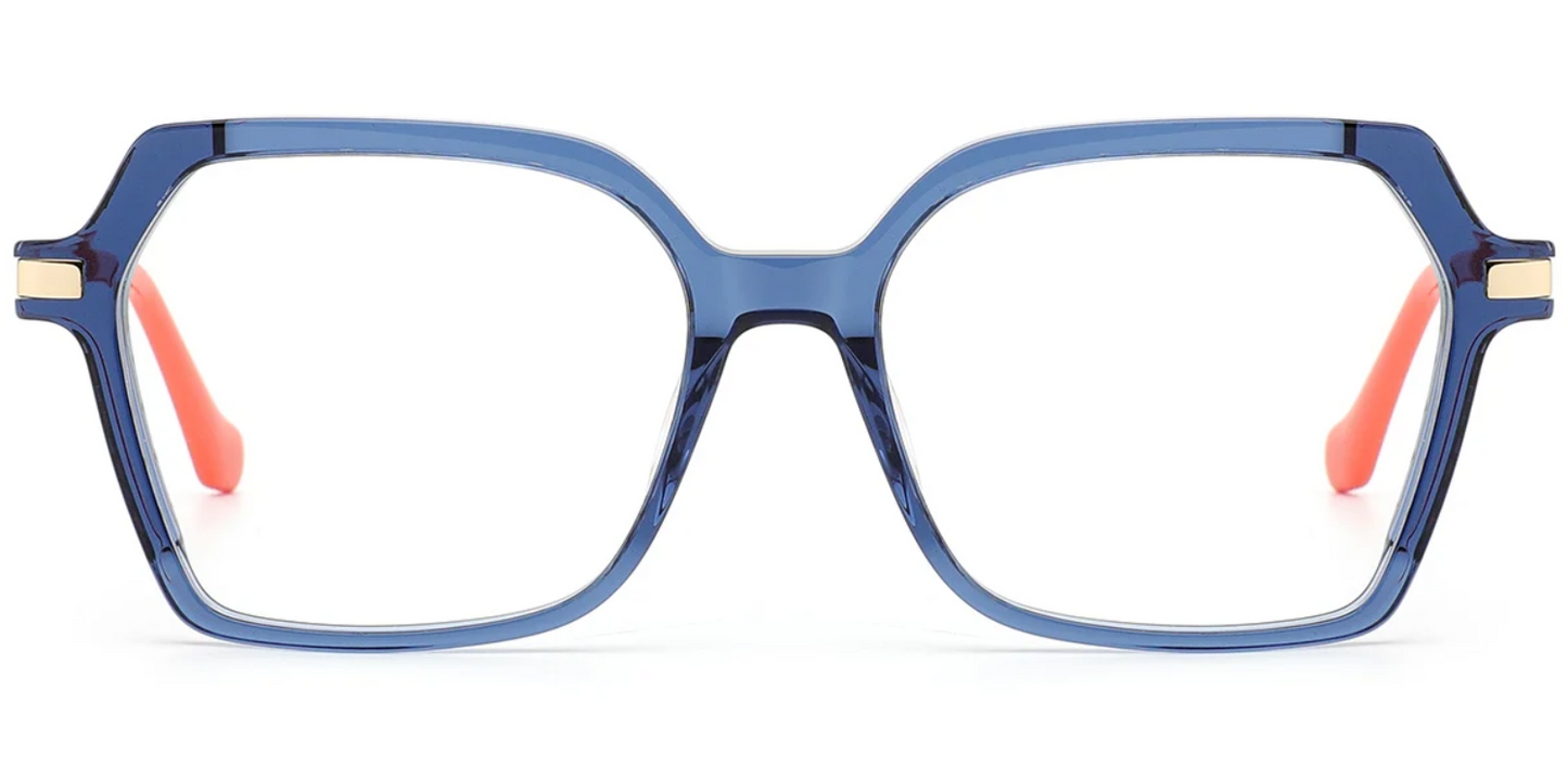 Acetate Square Frame F7857