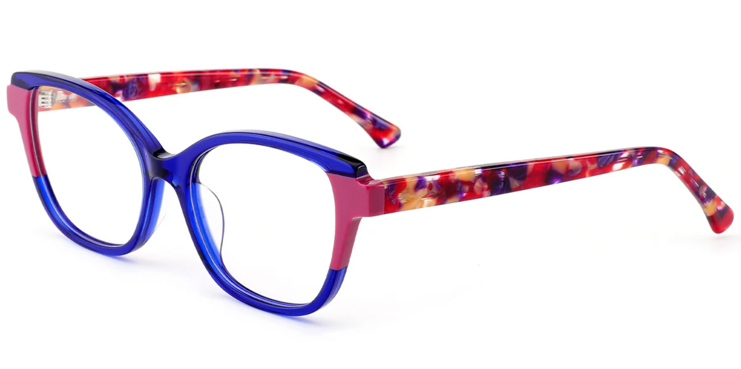 Acetate Cat Eye Frame F7013