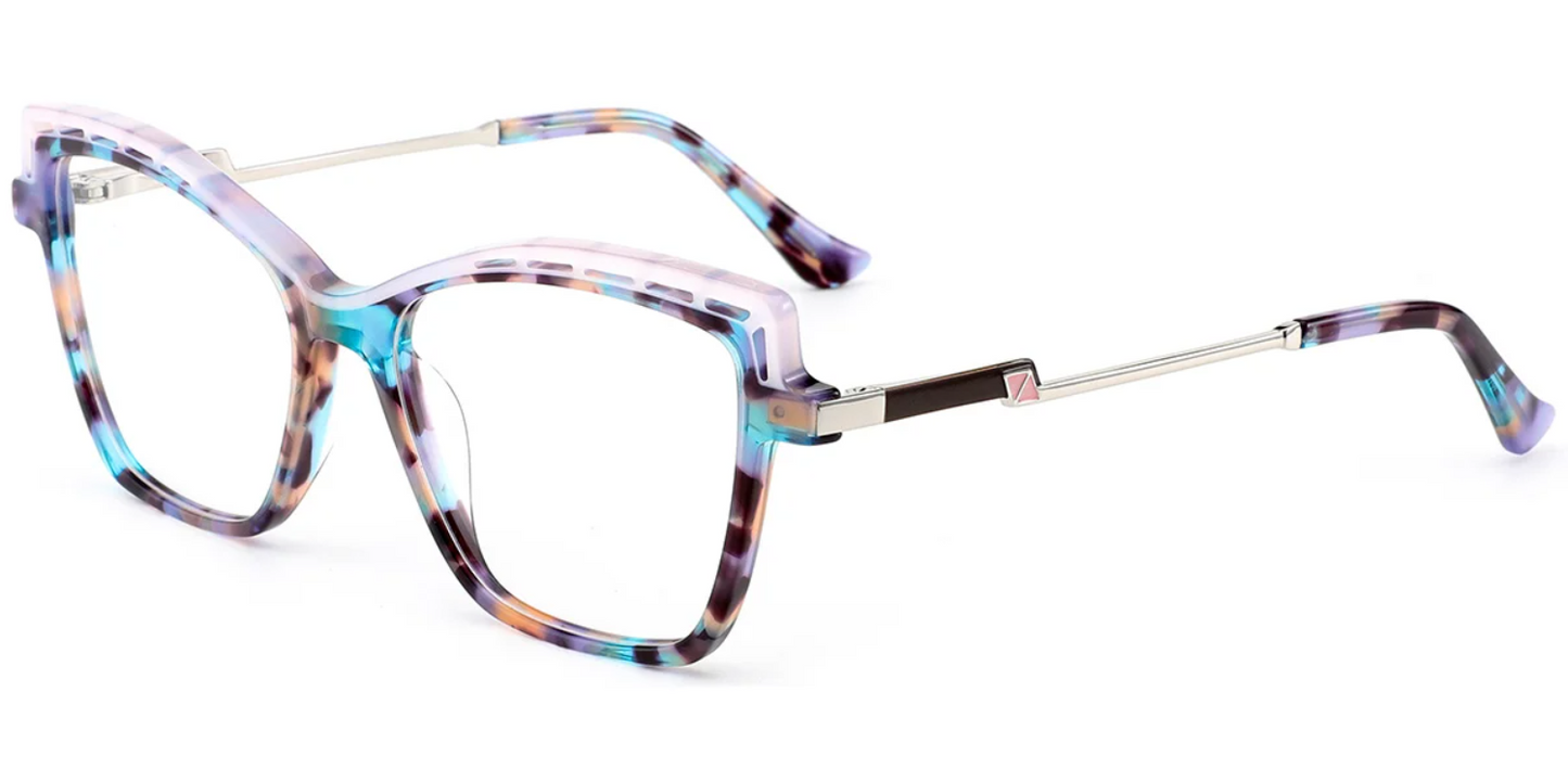Acetate Cat Eye Frame F7589
