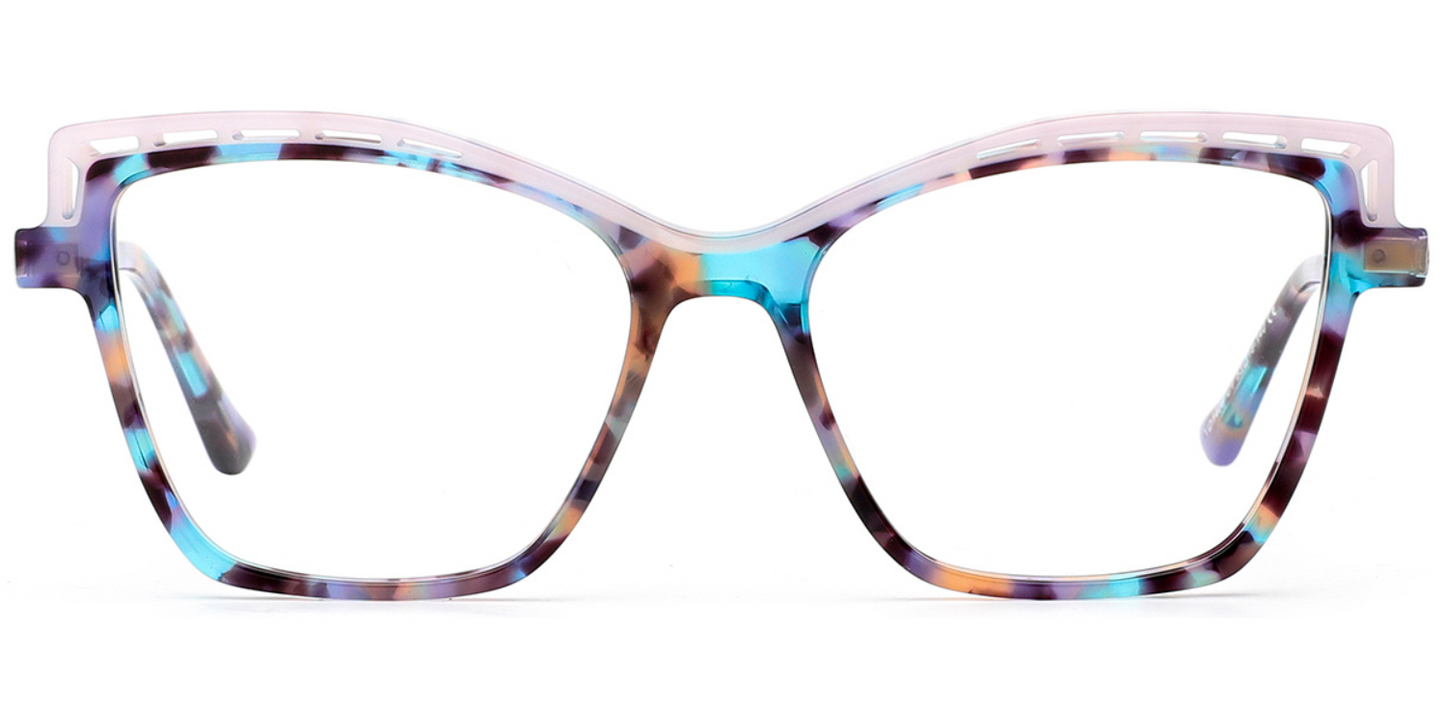 Acetate Cat Eye Frame F7589