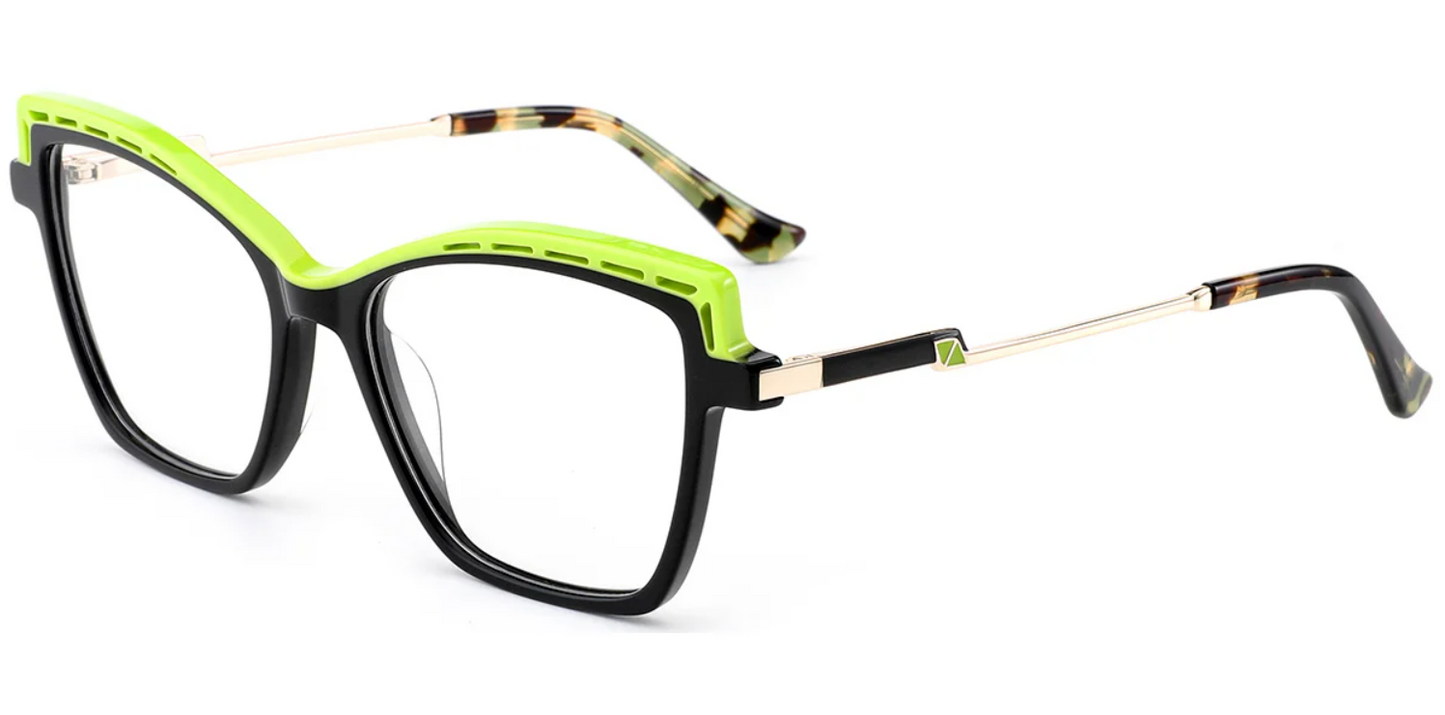 Acetate Cat Eye Frame F7589