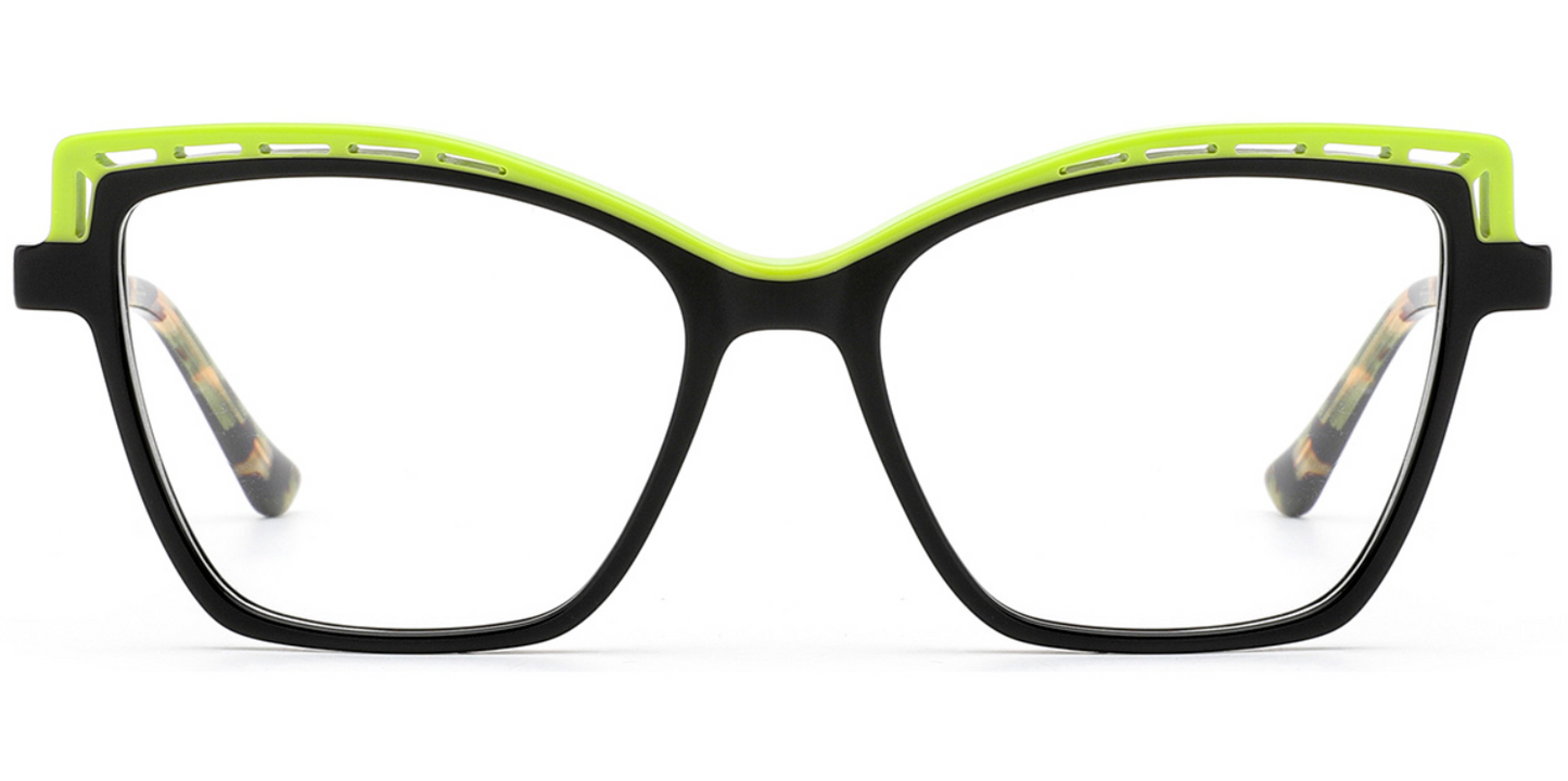 Acetate Cat Eye Frame F7589