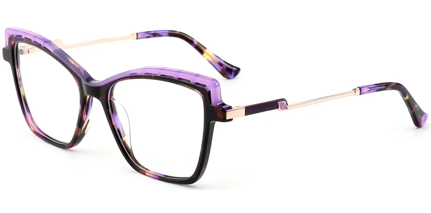 Acetate Cat Eye Frame F7589