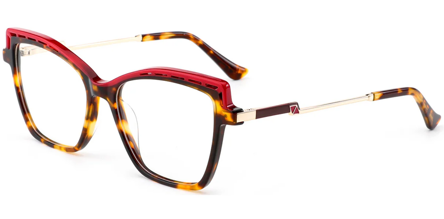 Acetate Cat Eye Frame F7589