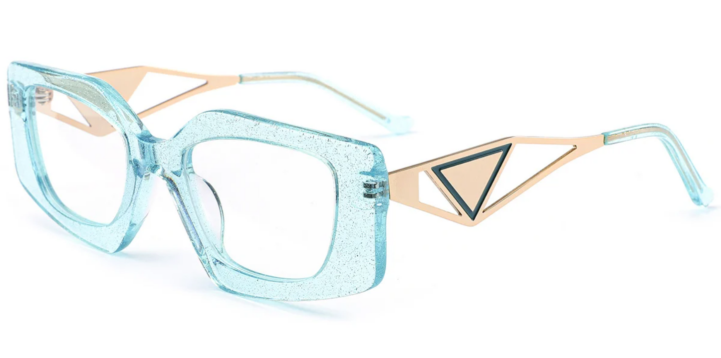 Acetate Rectangle Frame F6136