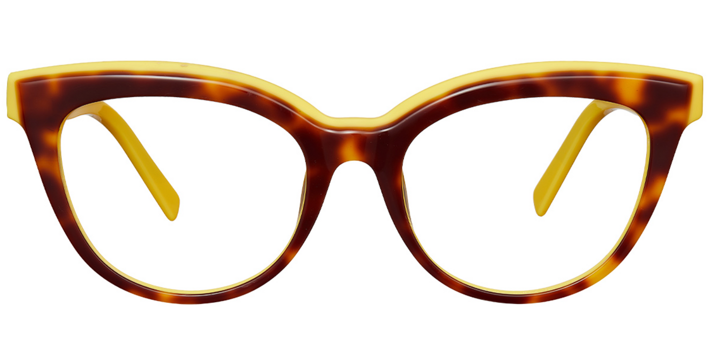 Acetate Cat Eye Frame F5487