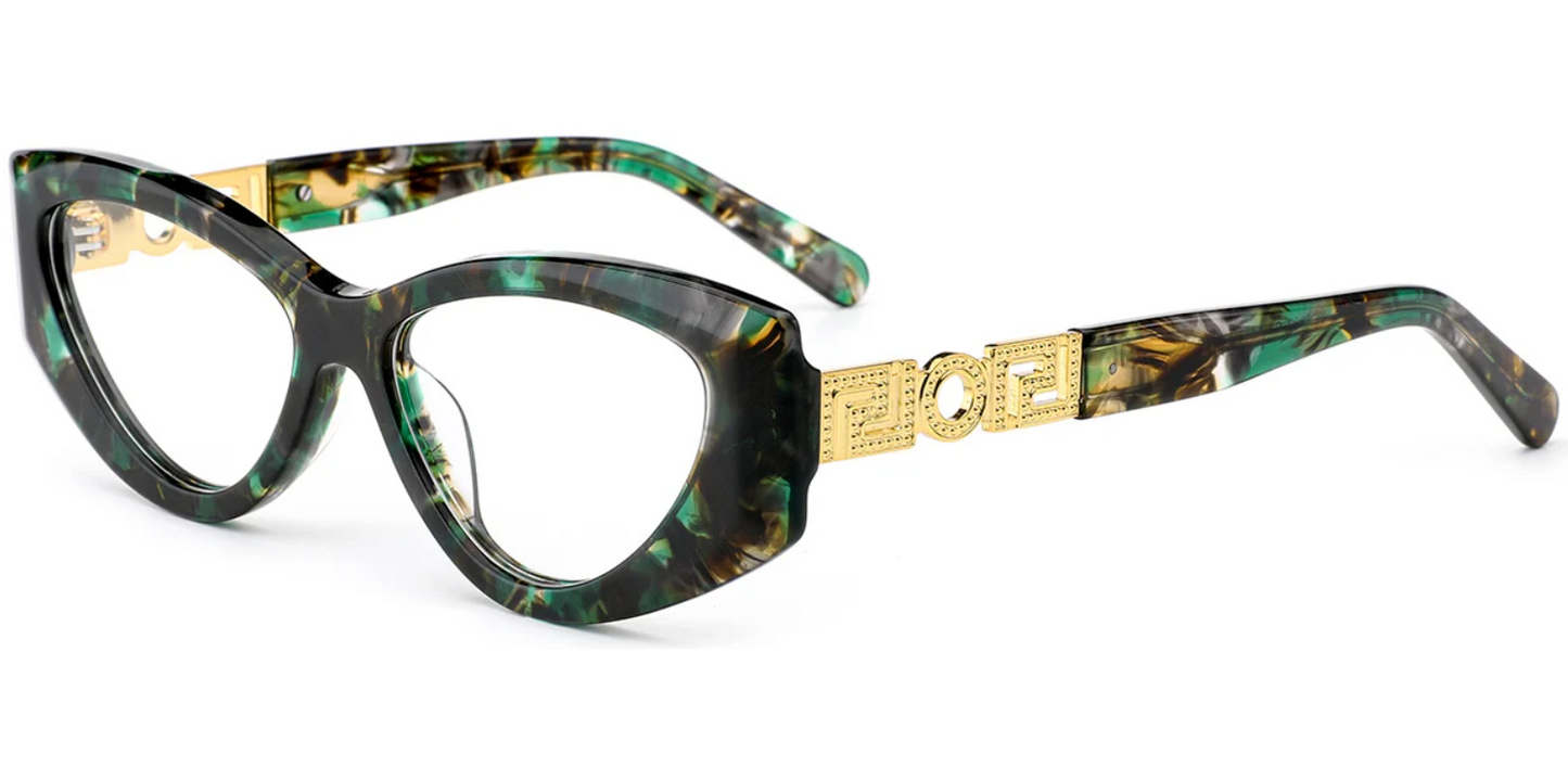 Acetate Cat Eye Frame F7578