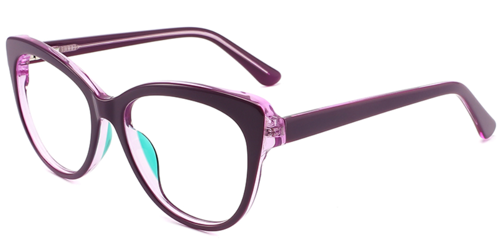 Acetate Cat Eye Frame F3838