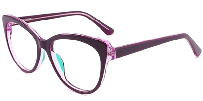 Acetate Cat Eye Frame F3838