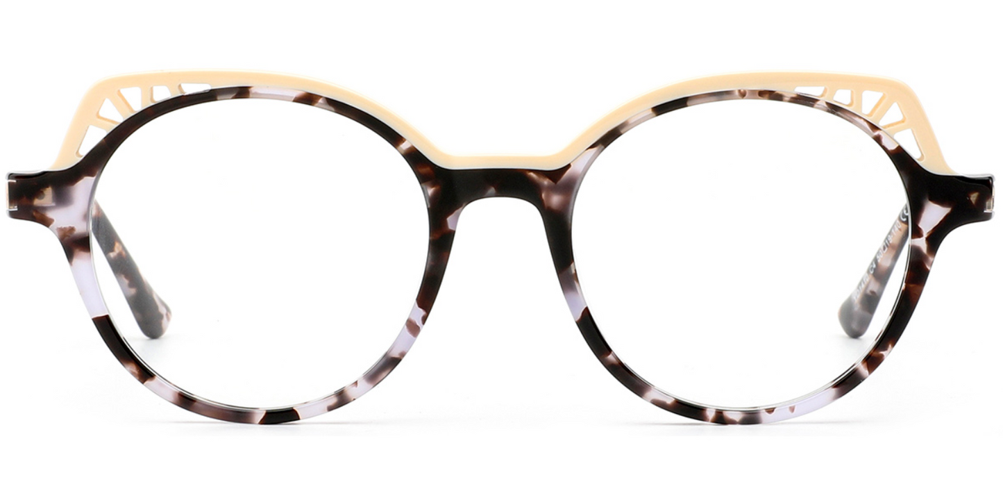 Acetate Round Frame F7591