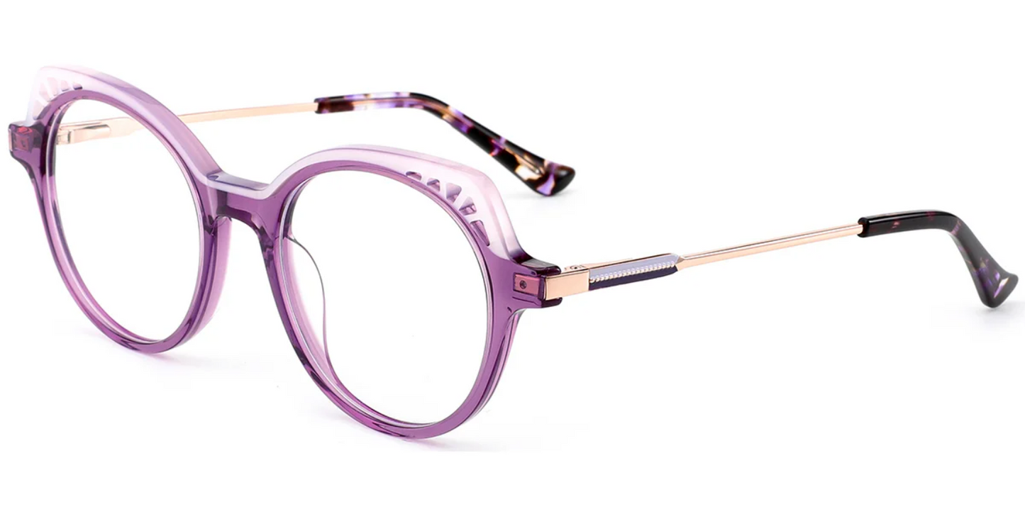 Acetate Round Frame F7591