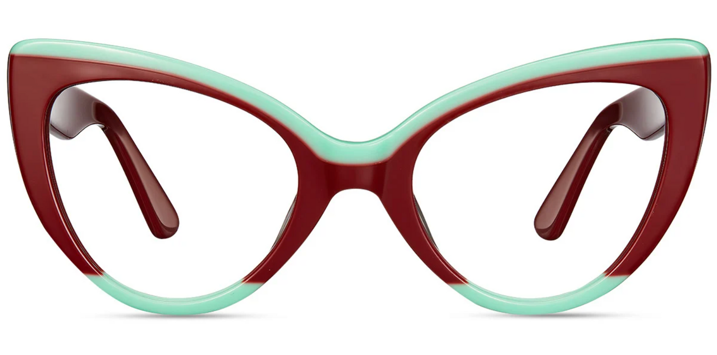 Acetate Cat Eye Frame F3732