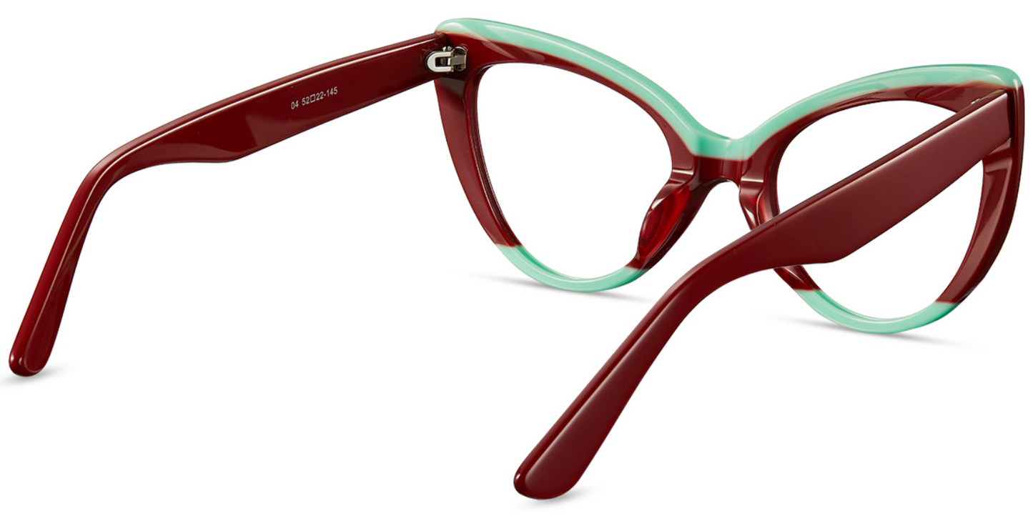 Acetate Cat Eye Frame F3732