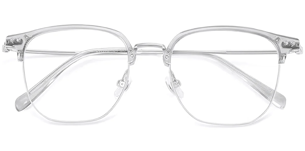 Titanium Browline Frame F8062