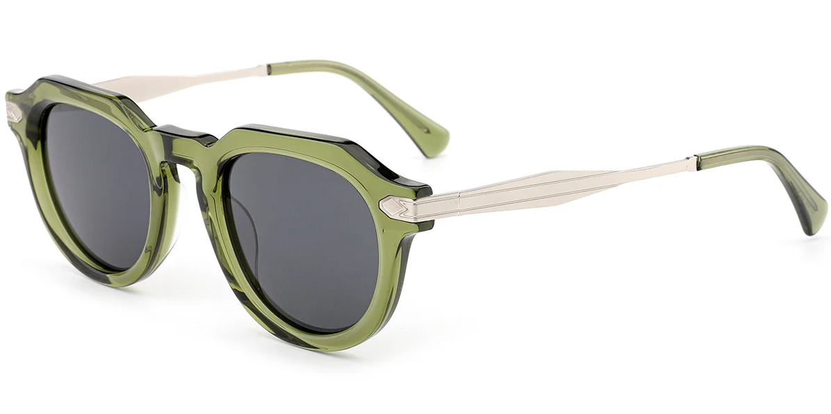 Ovale Acetat-Sonnenbrille SG7871