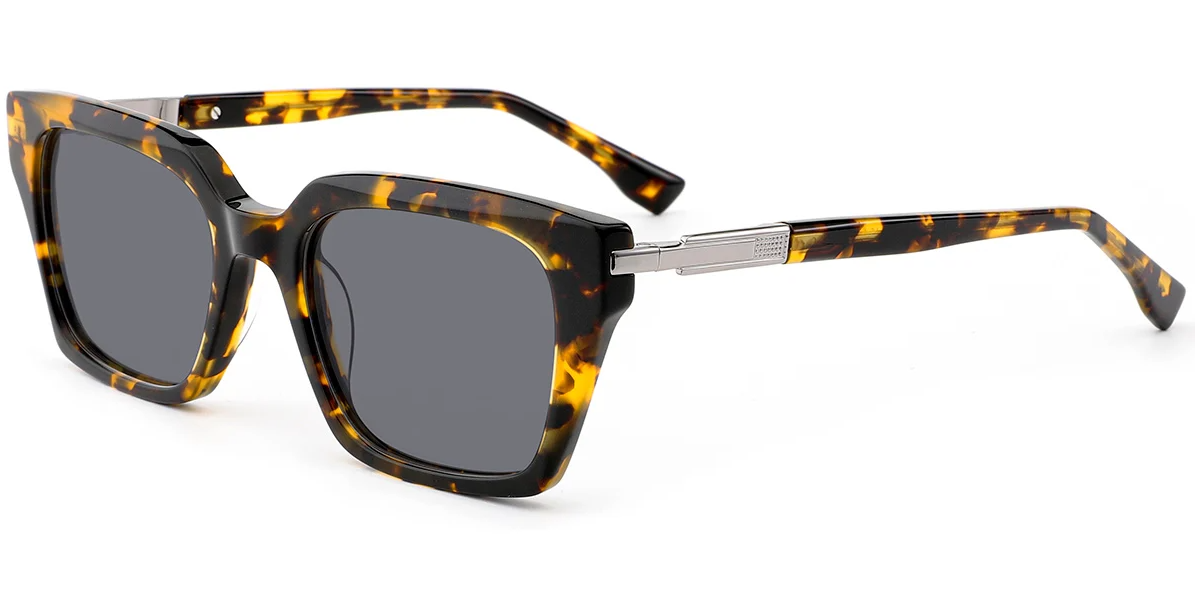 Lunettes de soleil carrées en acétate SG7849