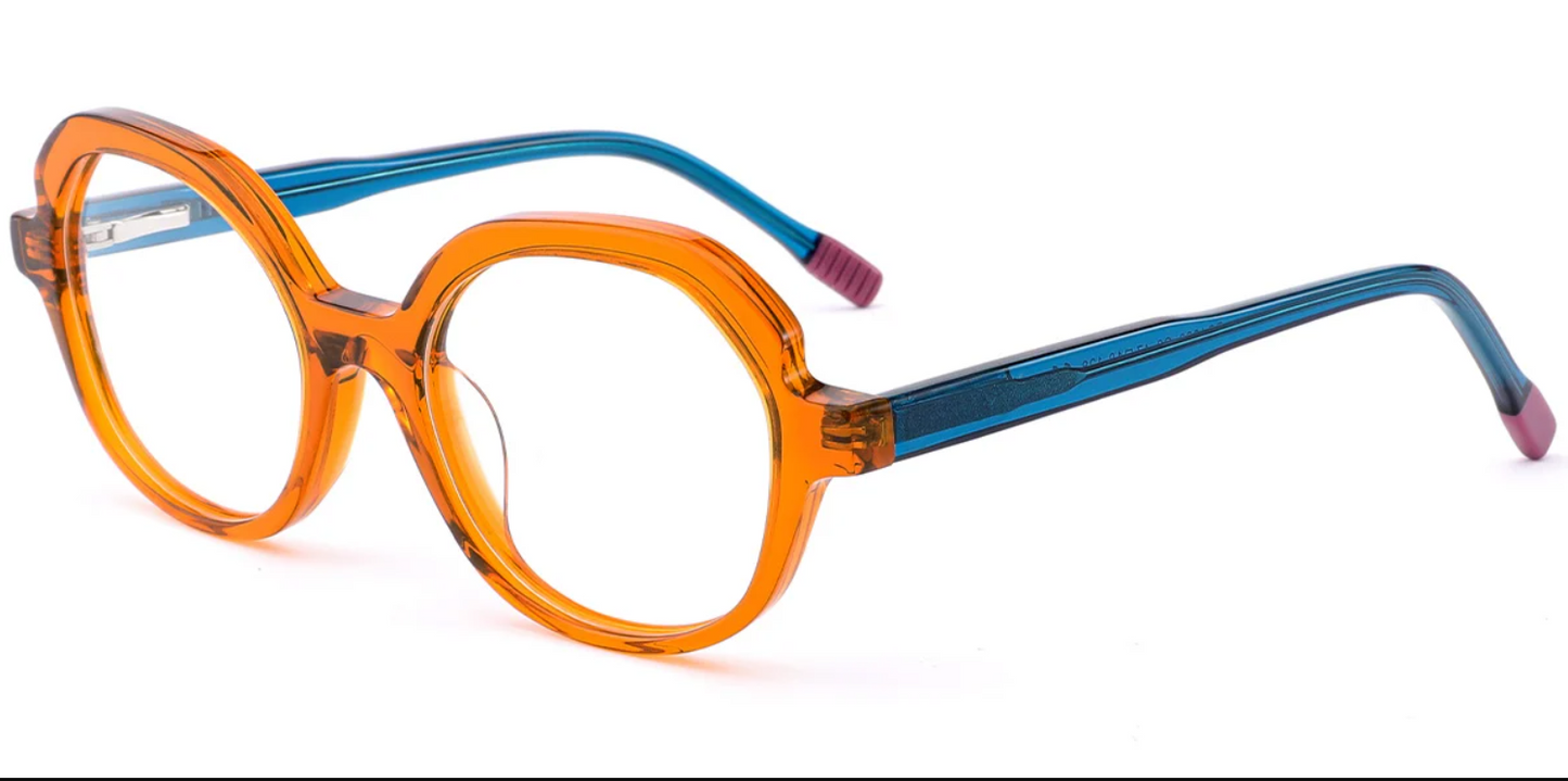 Kid's Acetate Oval Frame F7110