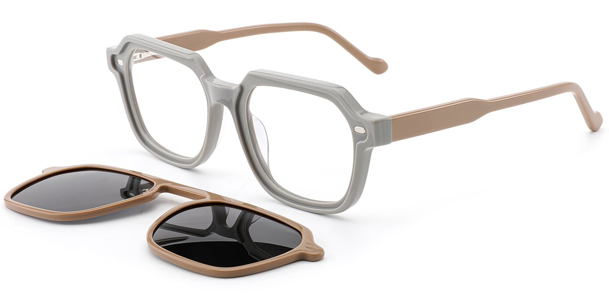 Acetate Square Frame F6812