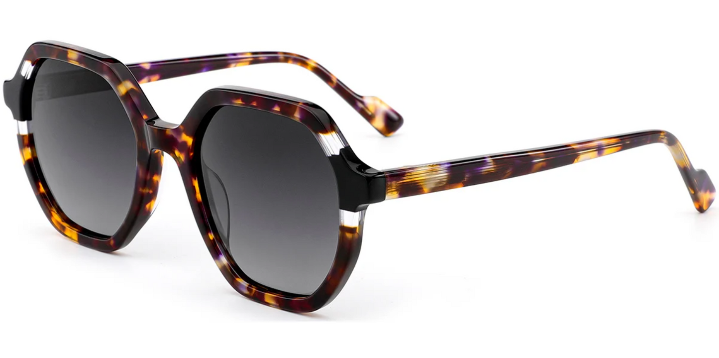 Acetate Geometric Sunglasses SG7251