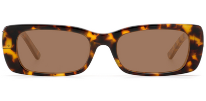 Rechteckige Acetat-Sonnenbrille SG7582