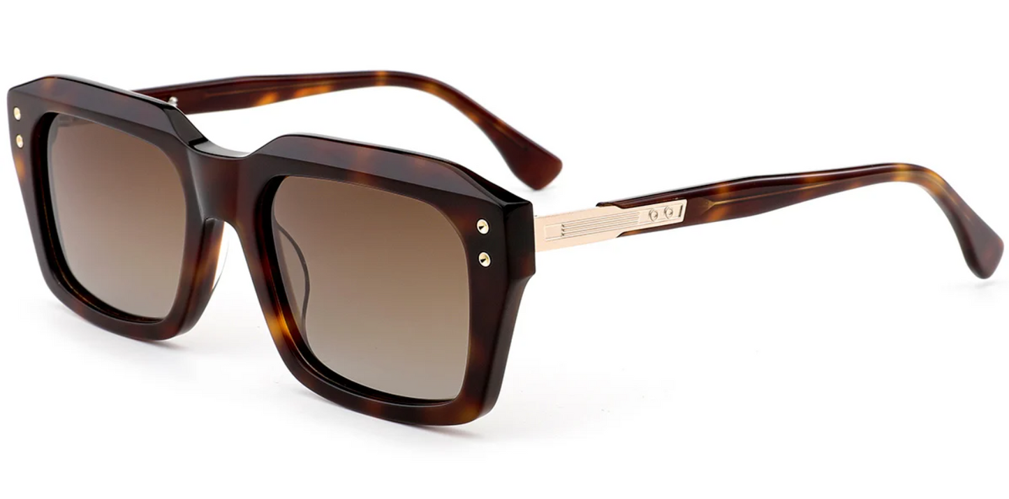 Quadratische Acetat-Sonnenbrille SG7869