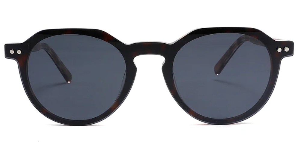 Monture à clips ovale en acétate F2570