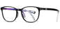 Quadratische Kinderbrille F7346