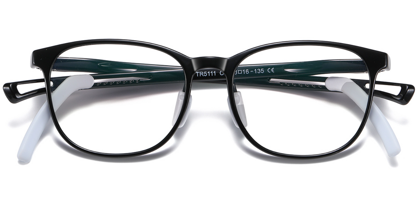 Quadratische Kinderbrille F7346