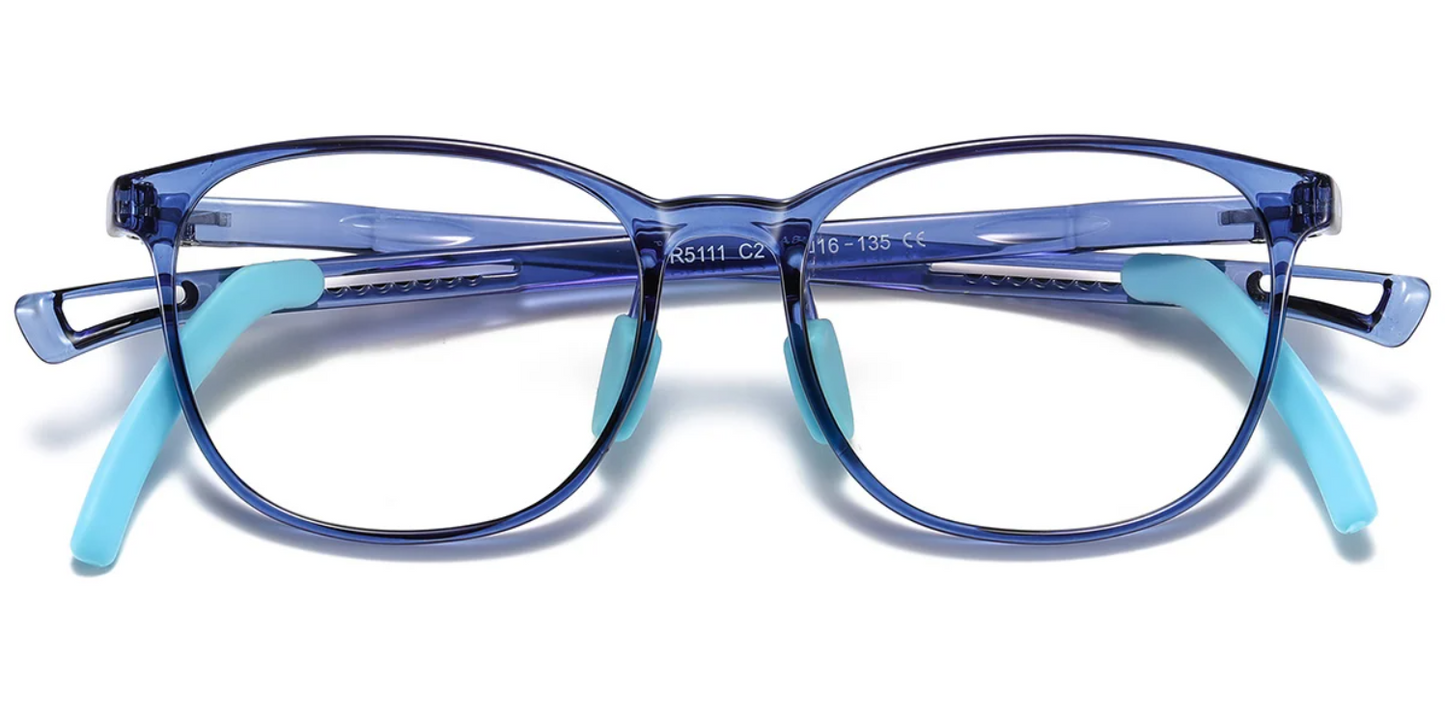 Quadratische Kinderbrille F7346