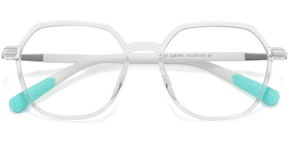 Quadratische Kinderbrille F7352